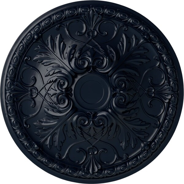 Ekena Millwork Tristan Ceiling Medallion (Fits Canopies up to 6 1/4"), 32 3/8"OD x 3 1/2"P, Midnight Dream CM32TNMDF - main